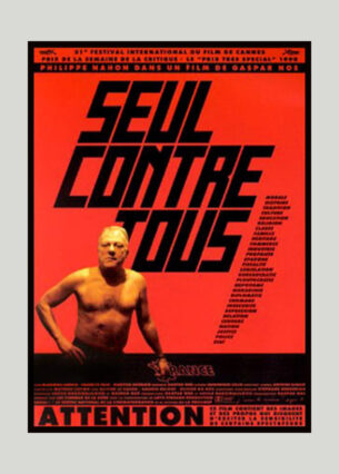 Conception graphique
Film réalisé par Gaspar Noé
Prix semaine de la critique, Cannes 1998
Distributeur : Rézo Film
Agence : Le Village
Production : Les cinémas de la zone
Affiches
Format : 800 x 1200 mm et 300 x 400 mm
Dossier de presse
Format : 200 x 200 mm
Le Village - Marc Bruckert
Volume : 24 pages
Tee-shirt
agnès b.