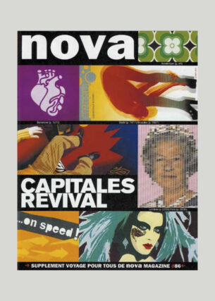 Conception graphique et direction artistique
Éditeur : Nova Press
Volume : 32 pages
Format : 210 x 280 mm
exemplaire unique
Janvier 2001