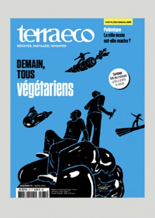 Conception graphique et direction artistique
Illustration de une : Ludwick Hernandez pour Terra eco
Éditeur : Terra economica SAS
Volume : 84 pages
Format : 200 x 265 mm
Périodicité : mensuelle
En charge de la production du magazine Terra eco depuis Mai 2006.
Terra eco c’est fini ! C’était le dernier numéro.